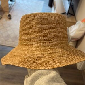 Hat Attack Raffia Hat with Black Band